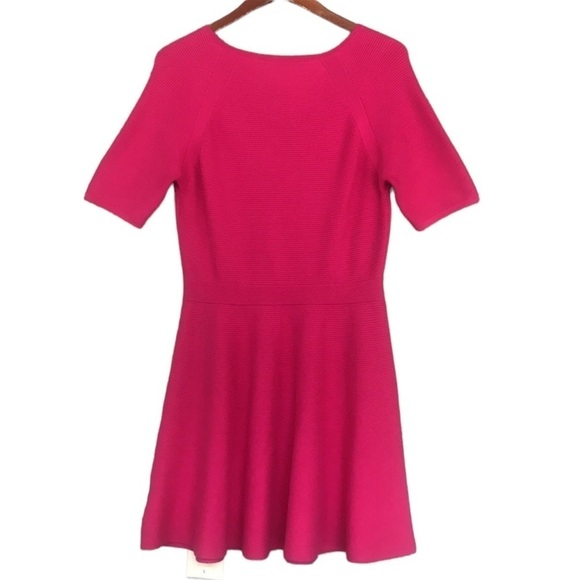 Trina Turk Candence Ottoman Stitch Fit‎ & Flare Sweater Dress - Picture 4 of 13